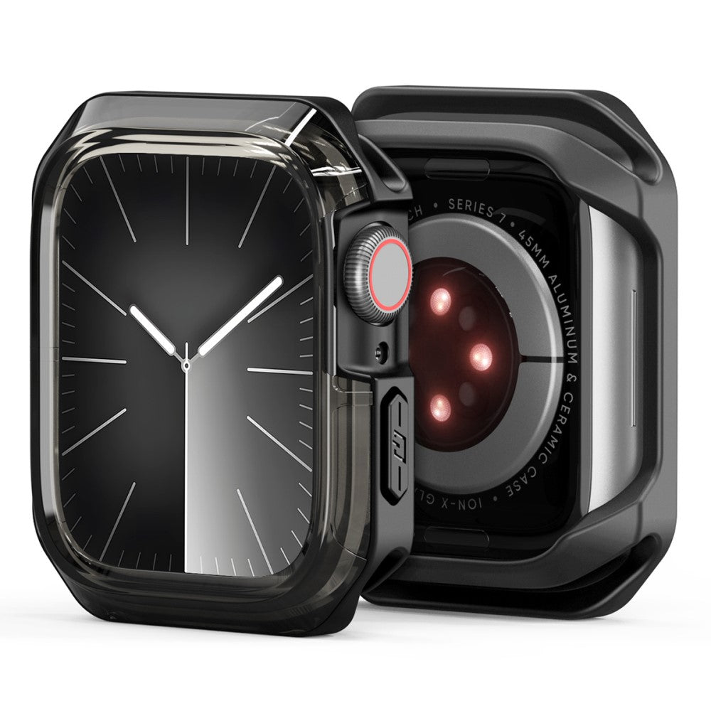Rigtigt Fint Silikone Cover passer til Apple Smartwatch - Sort#serie_2