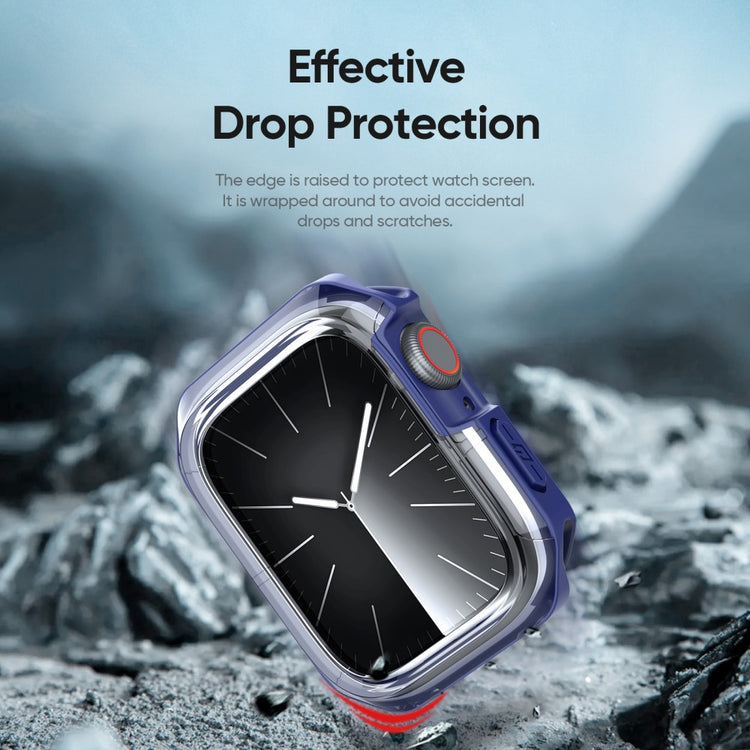 Rigtigt Fint Silikone Cover passer til Apple Smartwatch - Blå#serie_3