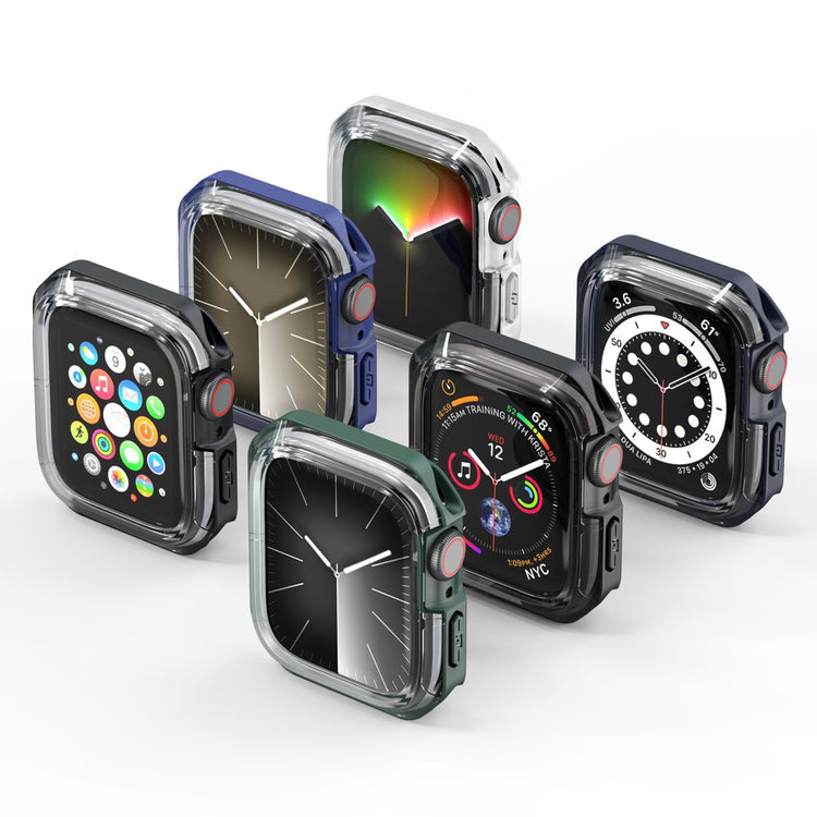 Rigtigt Fint Silikone Cover passer til Apple Smartwatch - Blå#serie_5