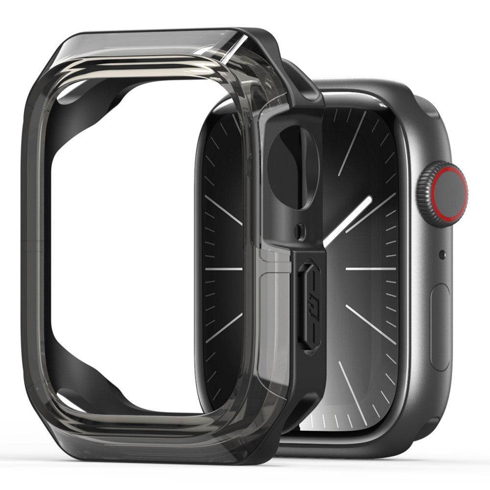 Meget Fint Silikone Cover passer til Apple Smartwatch - Sort#serie_2