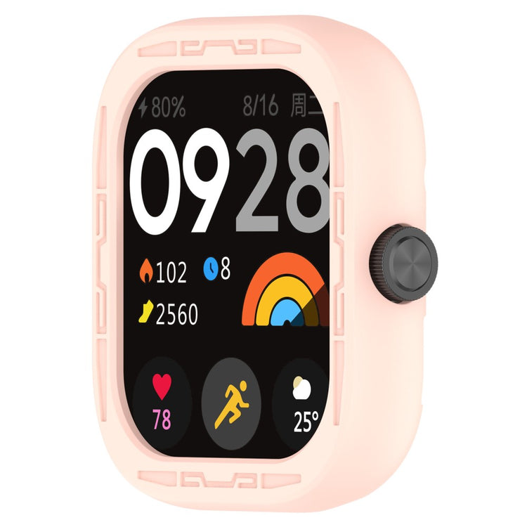 Beskyttende Silikone Cover passer til Xiaomi Redmi Watch 4 - Pink#serie_7