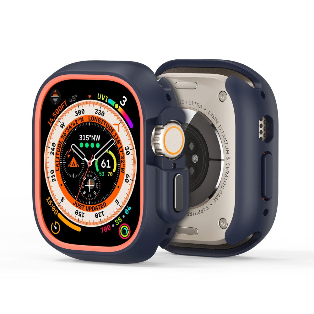Alle Tiders Silikone Cover passer til Apple Watch Ultra 2 / Apple Watch Ultra - Orange#serie_5