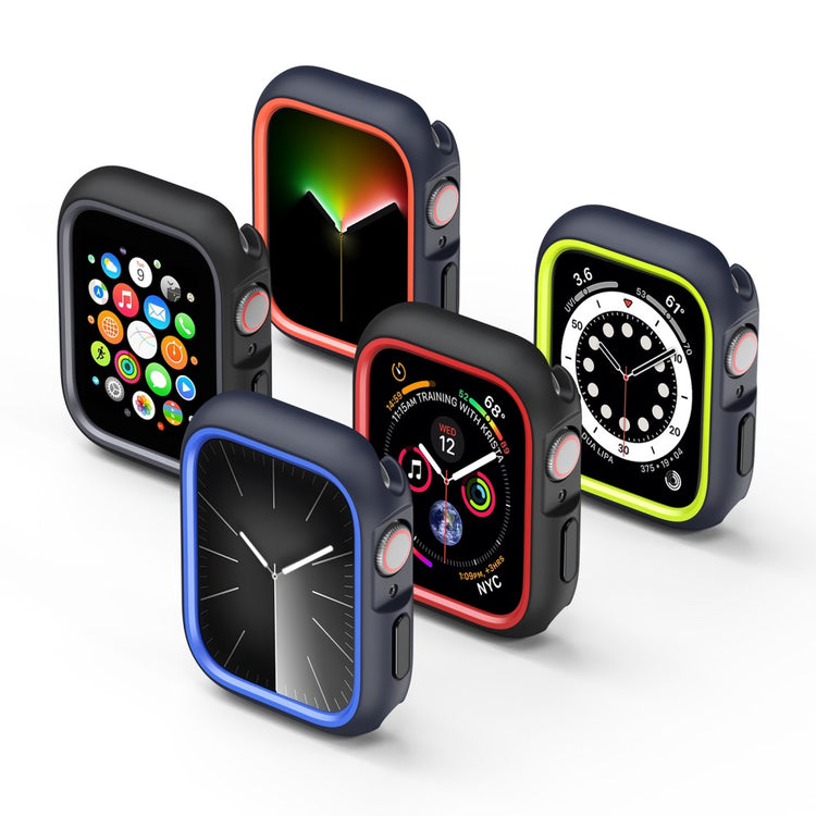 Mega Fed Silikone Cover passer til Apple Smartwatch - Blå#serie_3