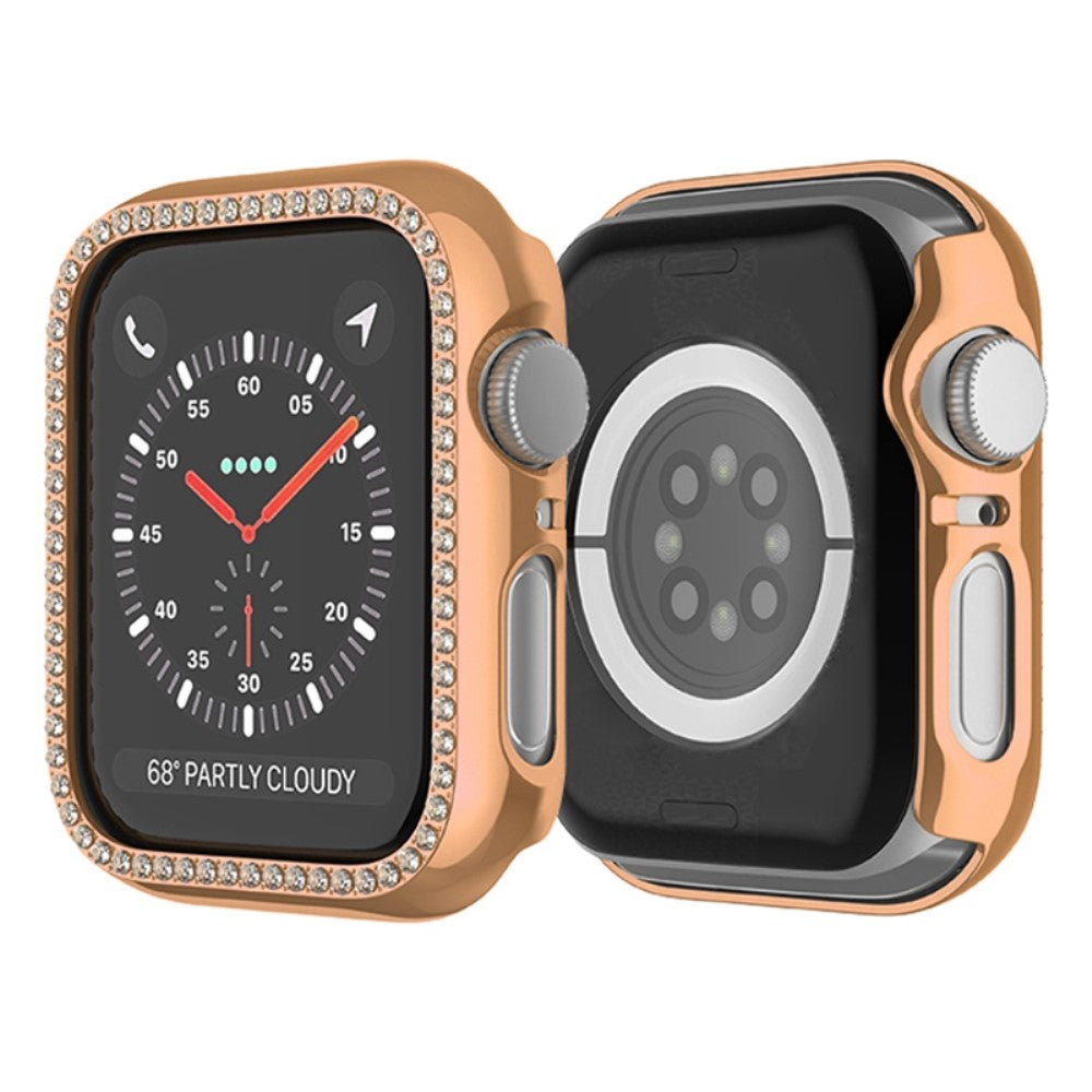 Rhinsten Og Glas Universal Rem passer til Apple Watch Ultra / Apple Watch Ultra 2 - Guld#serie_6