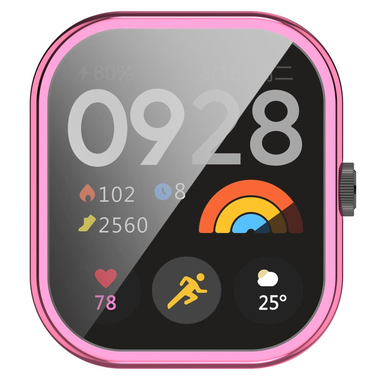 Godt Silikone Cover passer til Xiaomi Redmi Watch 4 - Pink#serie_2