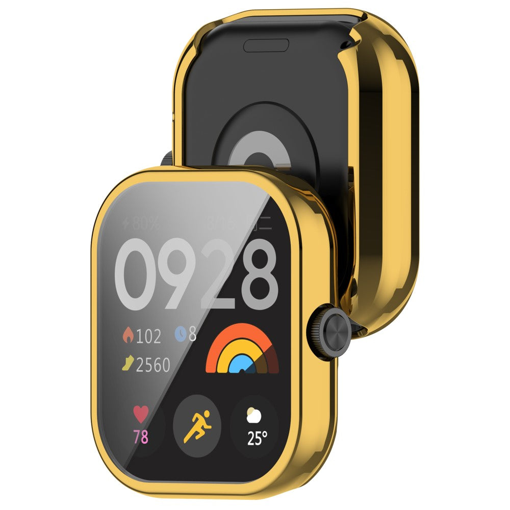 Godt Silikone Cover passer til Xiaomi Redmi Watch 4 - Guld#serie_4