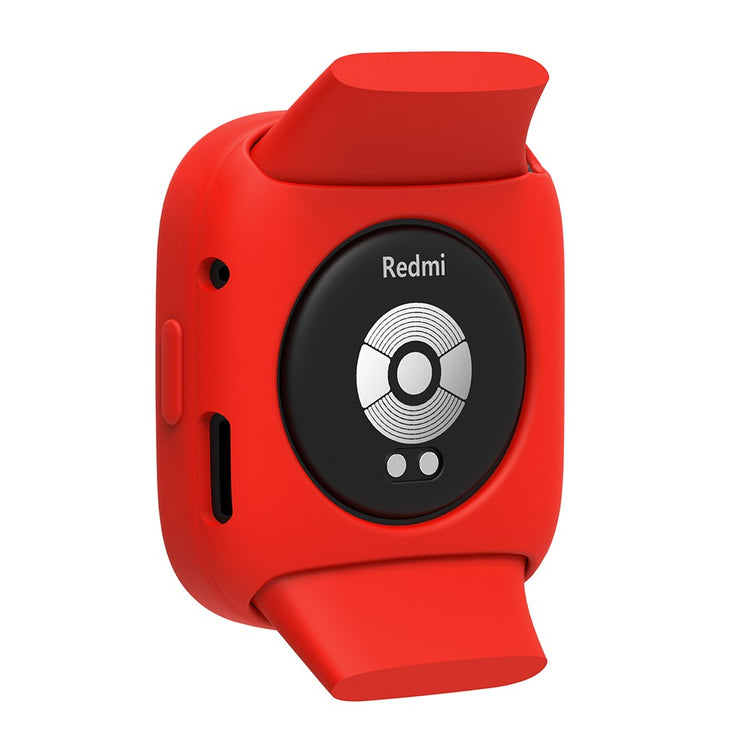 Rigtigt Fint Silikone Cover passer til Xiaomi Redmi Watch 3 - Rød#serie_4