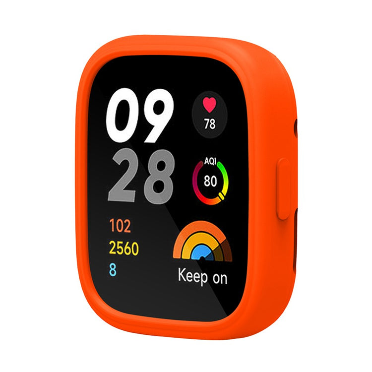 Rigtigt Fint Silikone Cover passer til Xiaomi Redmi Watch 3 - Orange#serie_5
