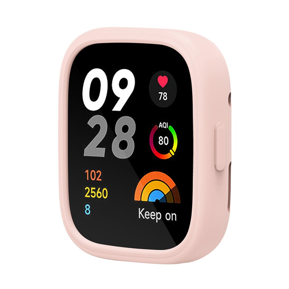 Rigtigt Fint Silikone Cover passer til Xiaomi Redmi Watch 3 - Pink#serie_8