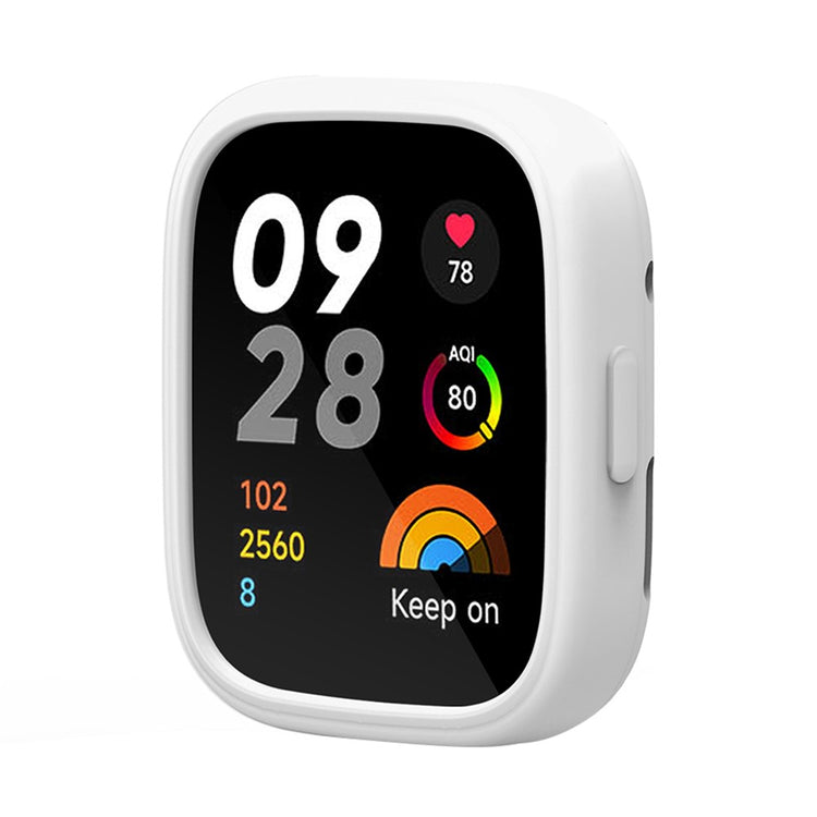 Rigtigt Fint Silikone Cover passer til Xiaomi Redmi Watch 3 - Hvid#serie_12