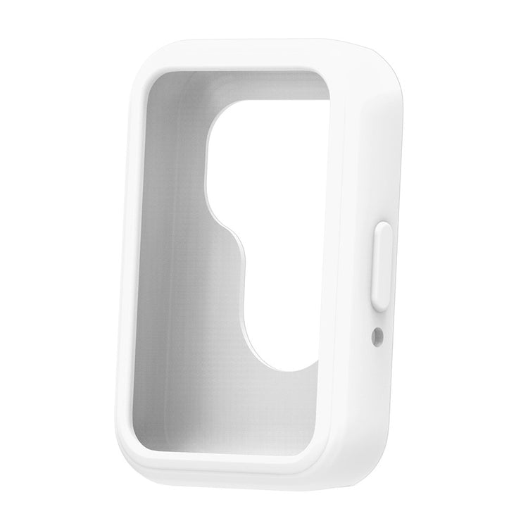 For Samsung Galaxy Fit3 Silicone Protective Cover Anti-Scratch Smart Watch Case - White#serie_2