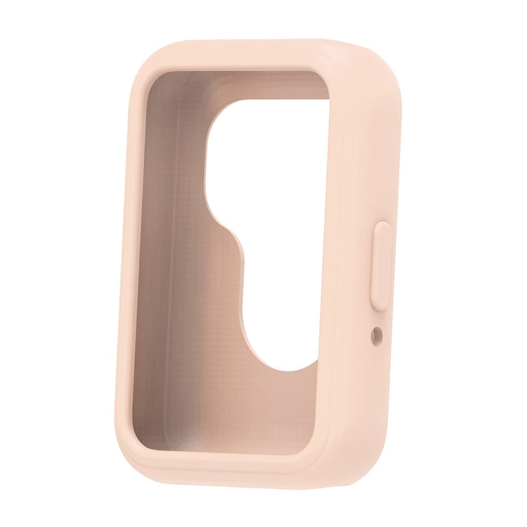 For Samsung Galaxy Fit3 Silicone Protective Cover Anti-Scratch Smart Watch Case - Pink#serie_9