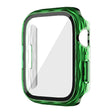 Apple Watch Series 9 / 8 / 7 41mm Watch Frame Hard Bump resistant Wavy Texture Cover with Tempered Film