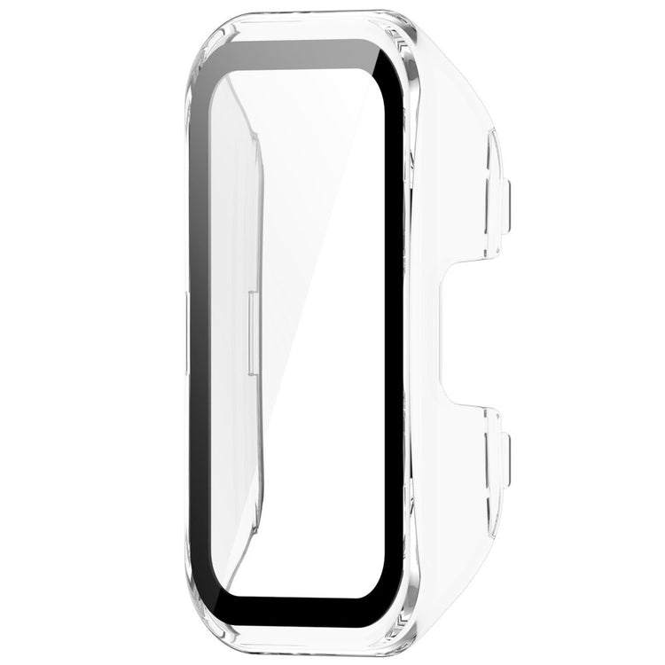 Super Good Huawei Band 8 / Huawei Band 9 Universel Cover with Screen Protector in Glass - White#serie_6