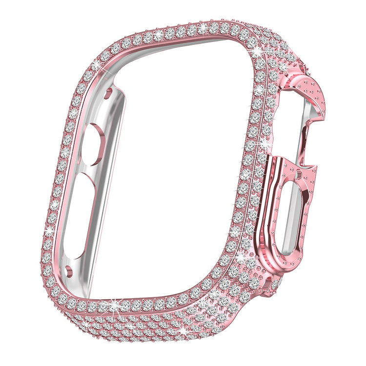 Apple Watch Ultra / Apple Watch Ultra 2 Protective Rhinestone Universel Bumper - Pink#serie_3