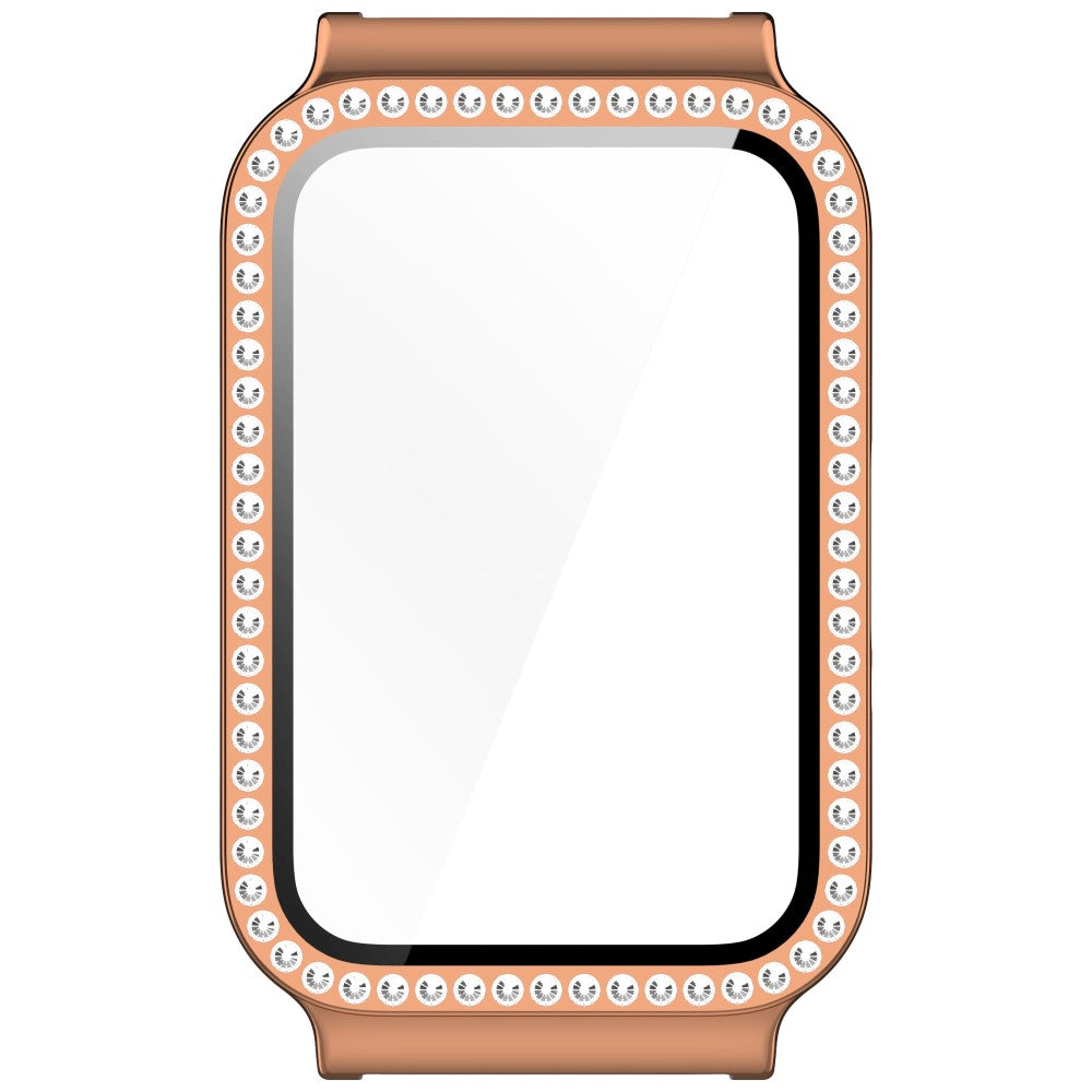 Mega Fashionable Samsung Galaxy Fit 3 Cover with Screen Protector in Rhinestone and Glass - Pink#serie_2