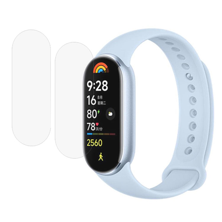 2-pack Xiaomi Mi Band 9 Screen Protector High Definition Soft Flexible Screen Film#serie_1