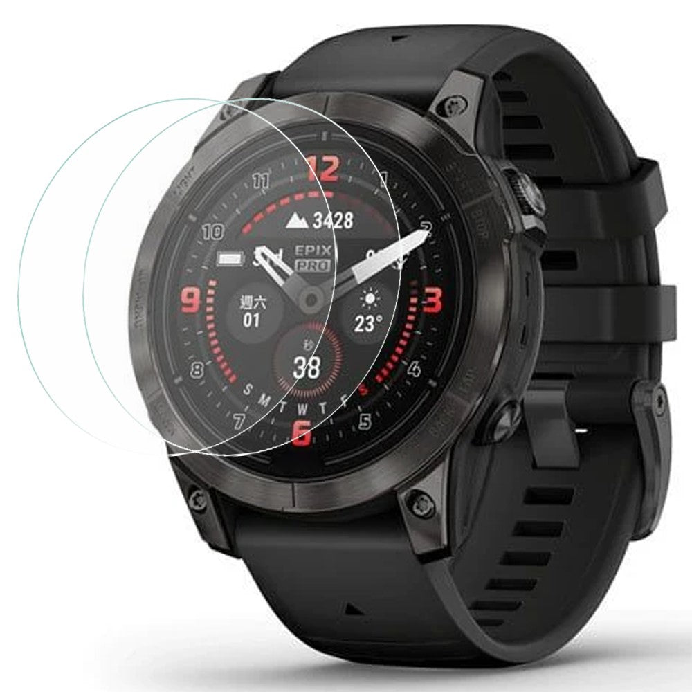 2-pack Garmin epix Pro (Gen 2) 42mm Screen Protector 2.5D Tempered Glass Film#serie_1