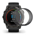 5kpl Garmin Fenix 7X Pro Silikoni 3D Kaareva Suojakalvo
