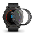 5kpl Garmin Fenix 7X Pro Silikoni 3D Kaareva Suojakalvo