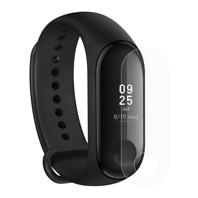 Silikone Skærmbeskytter passer til Xiaomi Mi Band 3 - Gennemsigtig#serie_625