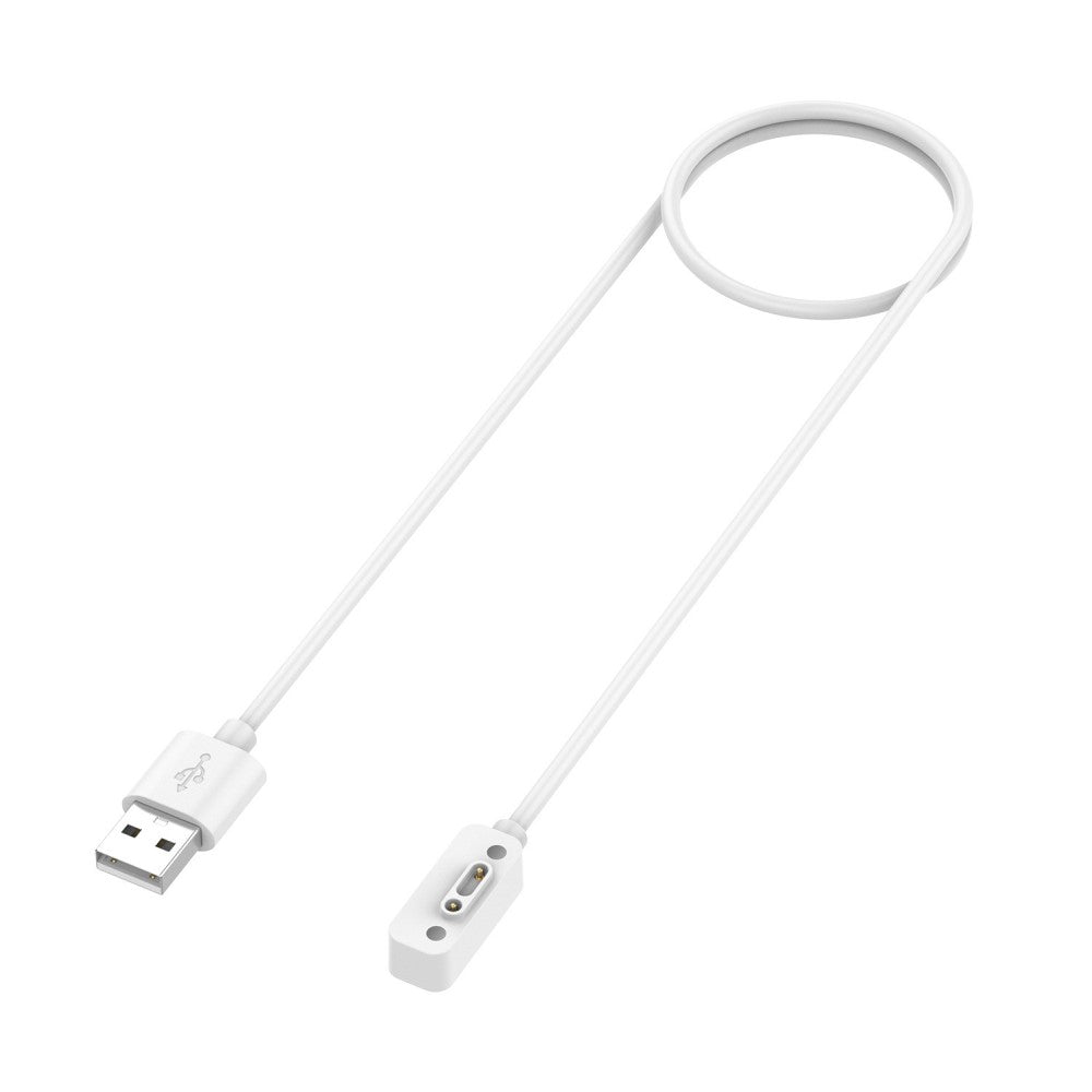 100cm Magnetisk USB Opladningskabel passer til Xplora X6 Play - Hvid#serie_1
