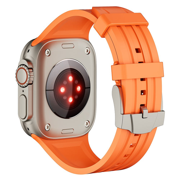 Alle Tiders Silikone Universal Rem passer til Apple Smartwatch - Orange#serie_1