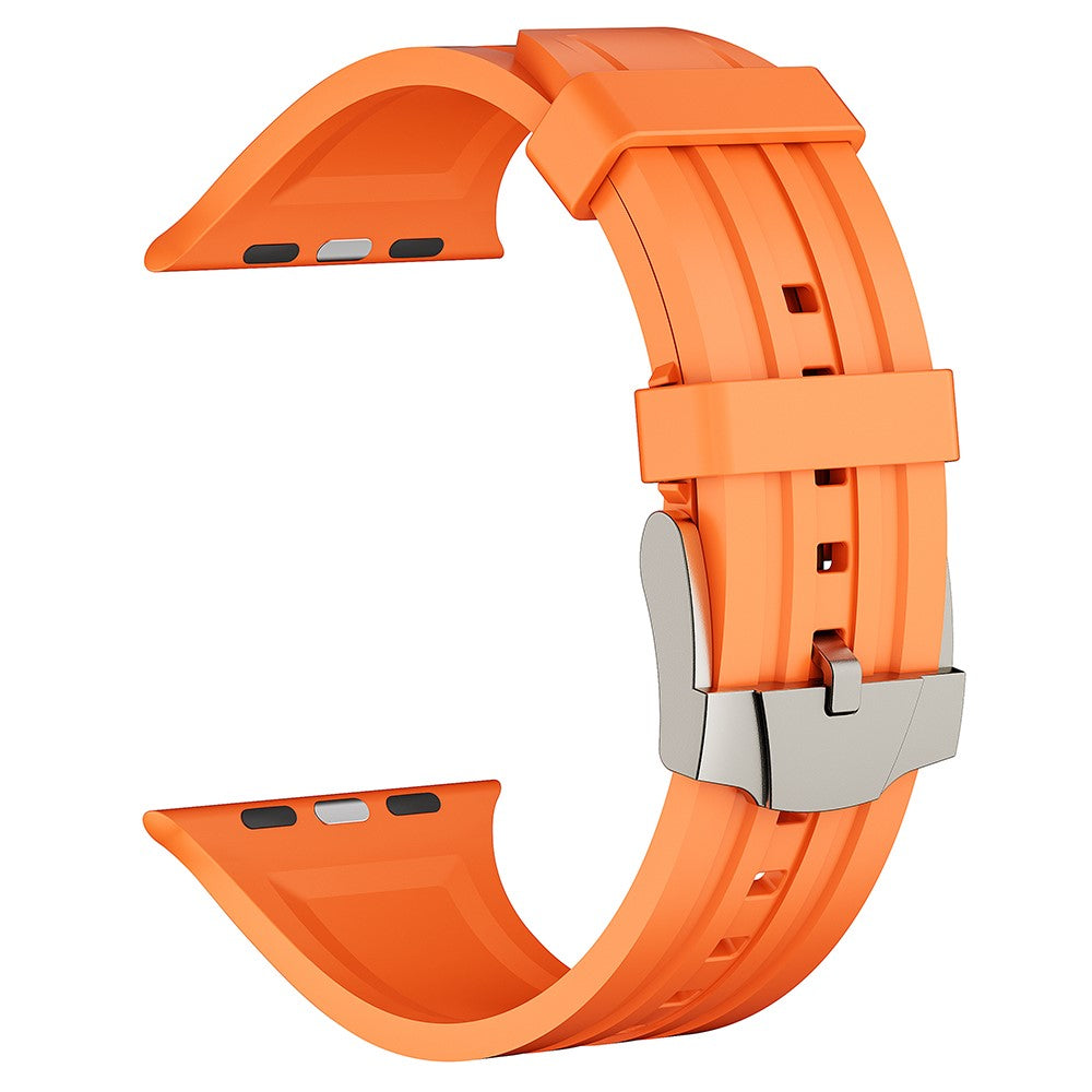 Alle Tiders Silikone Universal Rem passer til Apple Smartwatch - Orange#serie_1