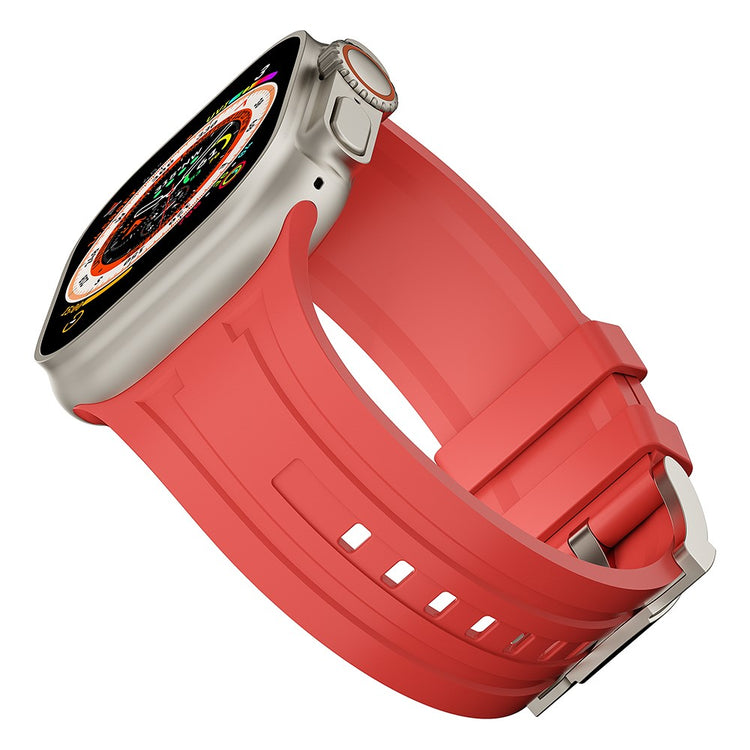 Alle Tiders Silikone Universal Rem passer til Apple Smartwatch - Rød#serie_2