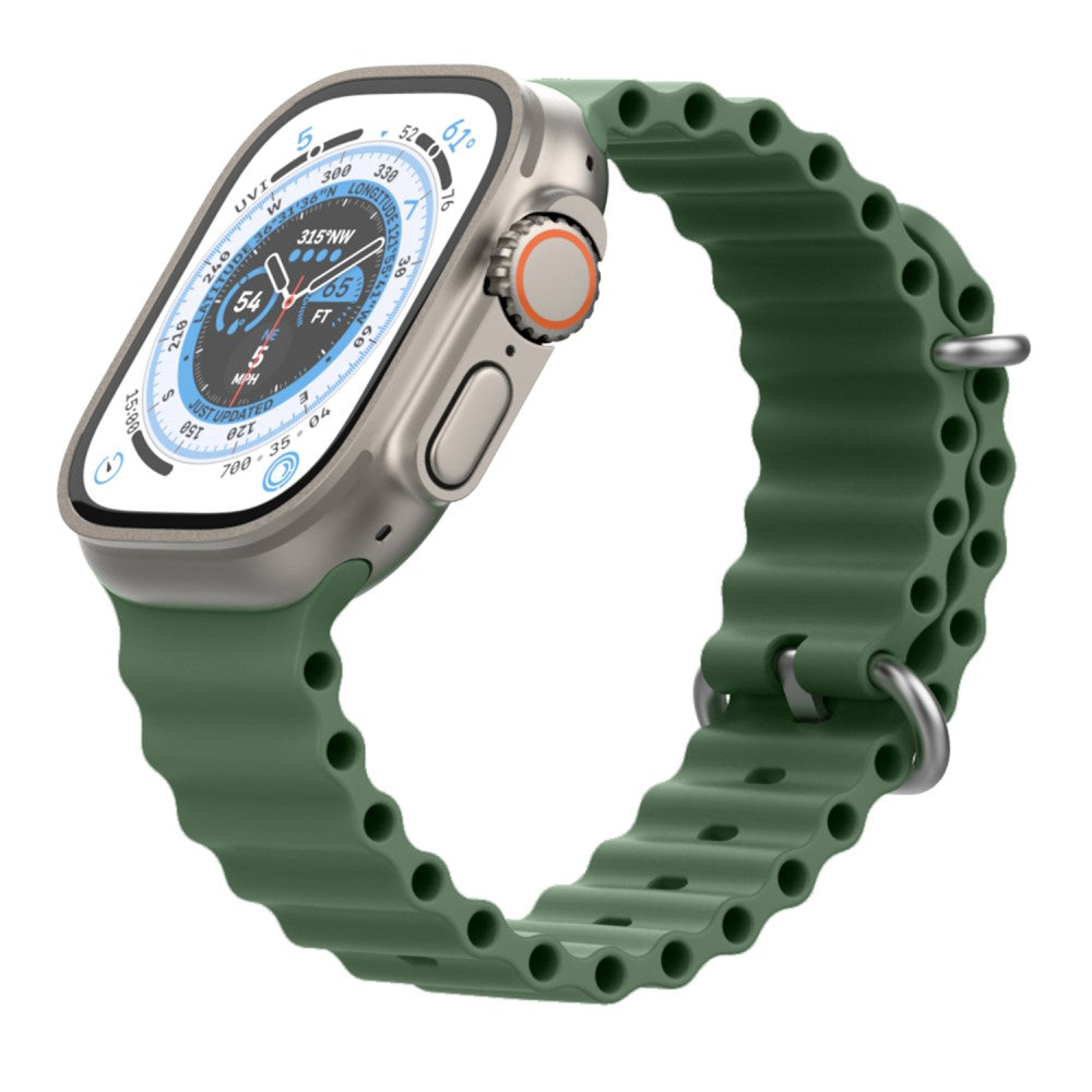 Mega Delightful Apple Smartwatch Silicone Universel Strap - Green#serie_6