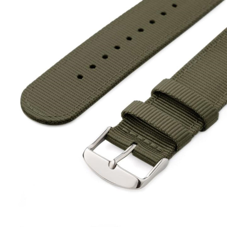 Helt vildt fantastisk TicWatch E Nylon Rem - Grøn#serie_c017