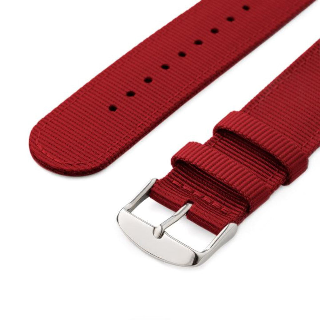 Helt vildt sejt LG Watch W7 Nylon Rem - Rød#serie_d025