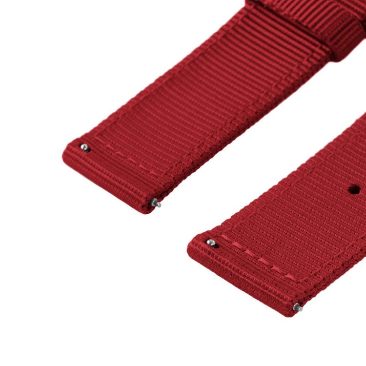 Helt vildt sejt LG Watch W7 Nylon Rem - Rød#serie_d025