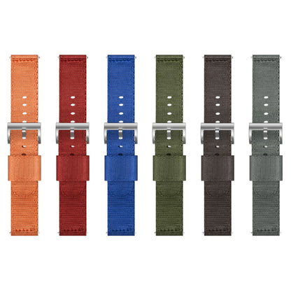 Super Skøn Nylon Rem passer til 22mm - Rød#serie_bfwu103g