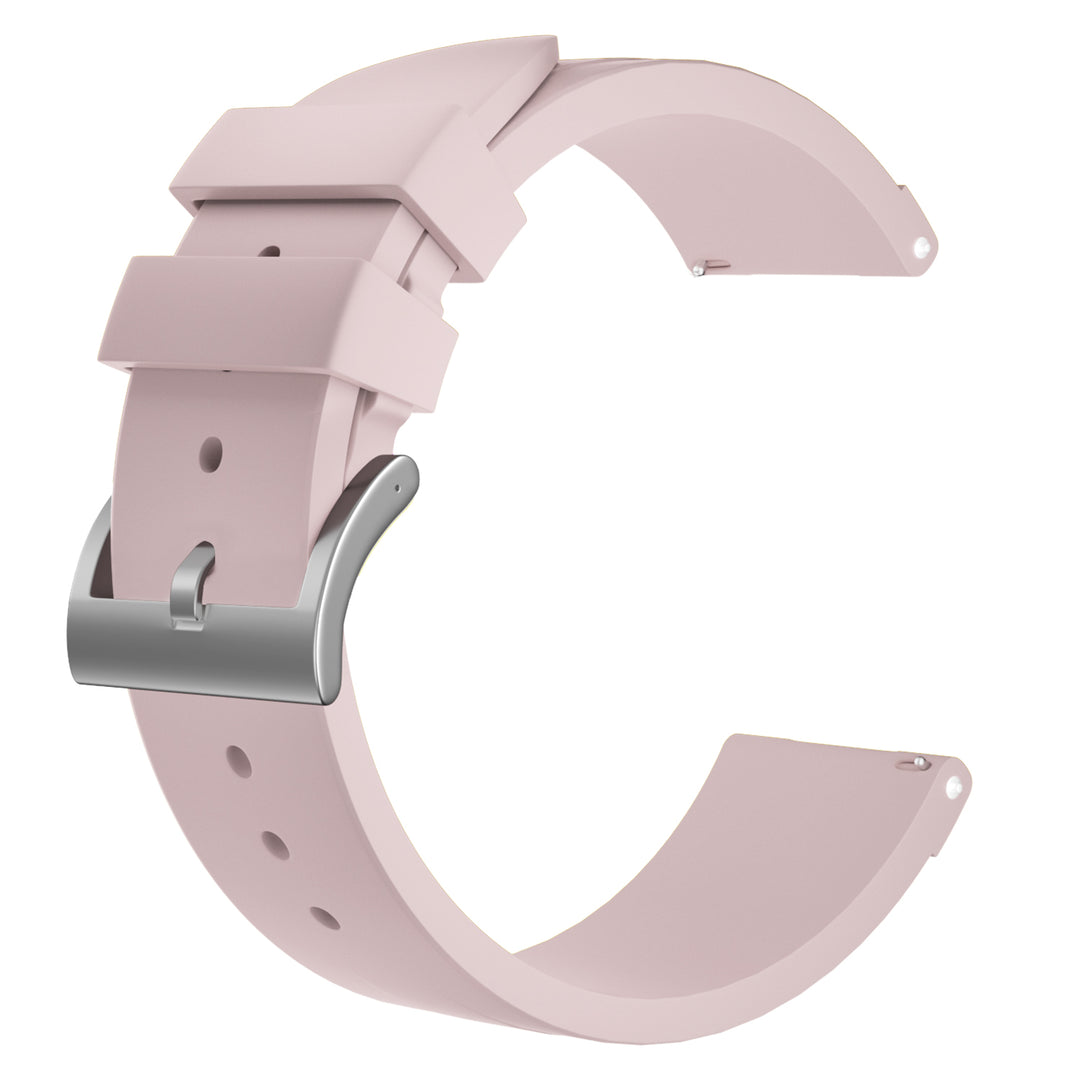 Solid Silikone Rem passer til 22mm - Pink#serie_bfwu111k