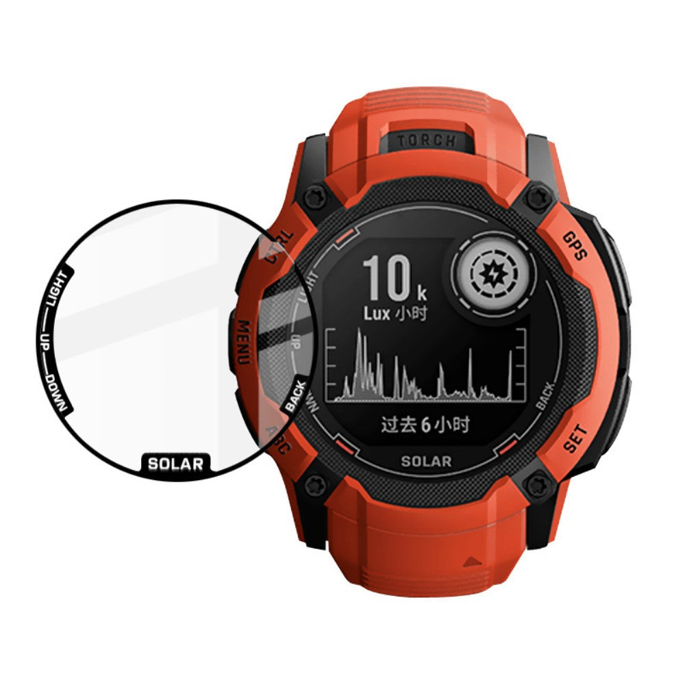 Hærdet Glas HD Skærmbeskytter passer til Garmin Instinct 2X - Gennemsigtig#serie_343