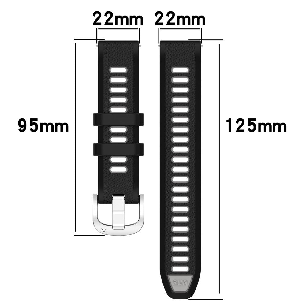 Mega Fint Silikone Universal Rem passer til Smartwatch - Rød#serie_6
