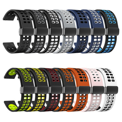 Alle Tiders Silikone Universal Rem passer til Smartwatch - Blå#serie_7