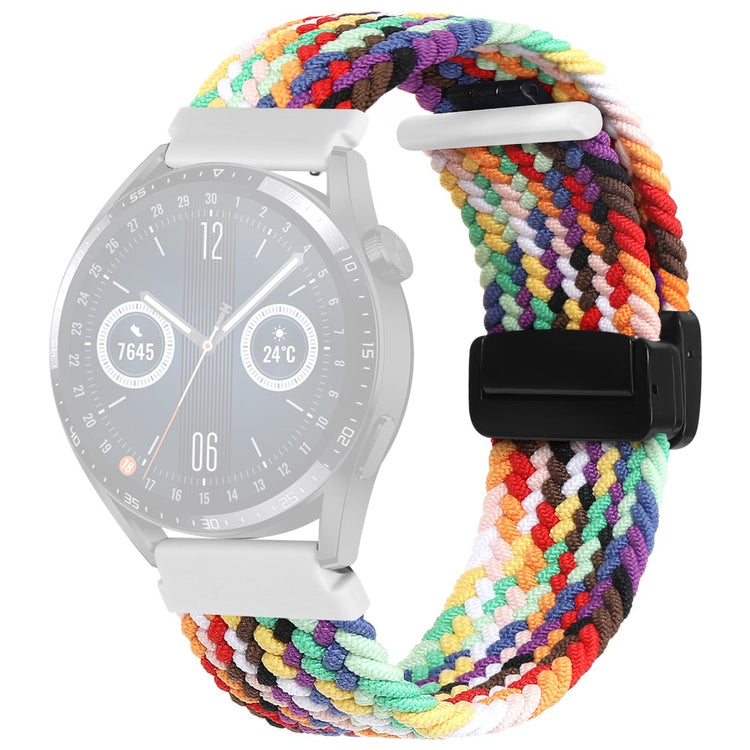 Super Pænt Nylon Universal Rem passer til Smartwatch - Flerfarvet#serie_7