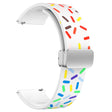 Loistava Smartwatch Metalli Ja Silikoni Yleinen Ranneke