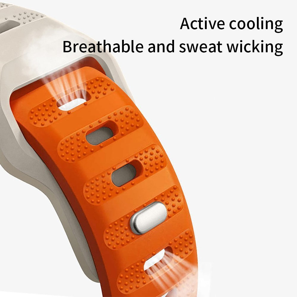 Cool Silikone Universal Rem passer til Smartwatch - Beige#serie_10