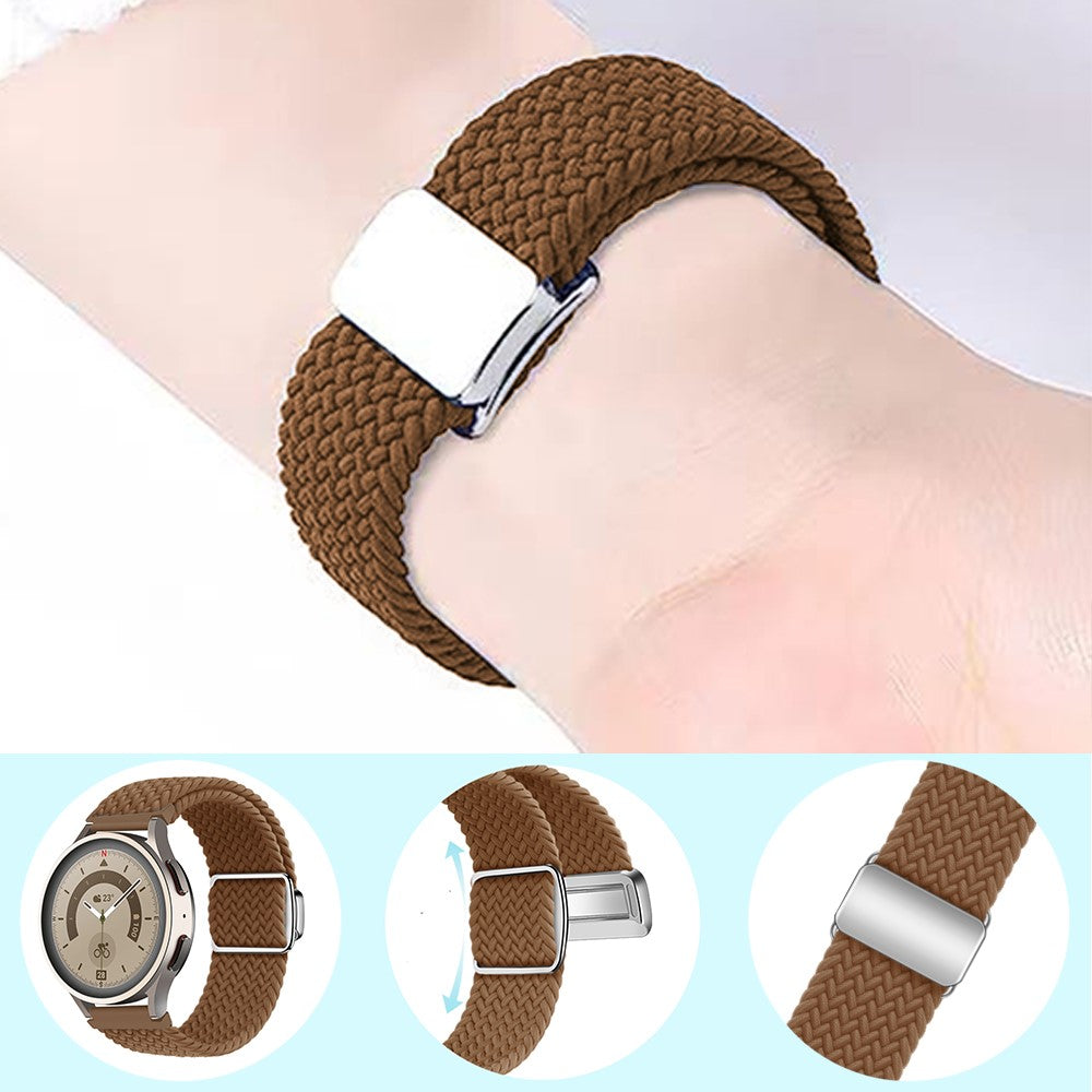 22mm Universal nylon strap with magnetic buckle - Cactus Green#serie_10