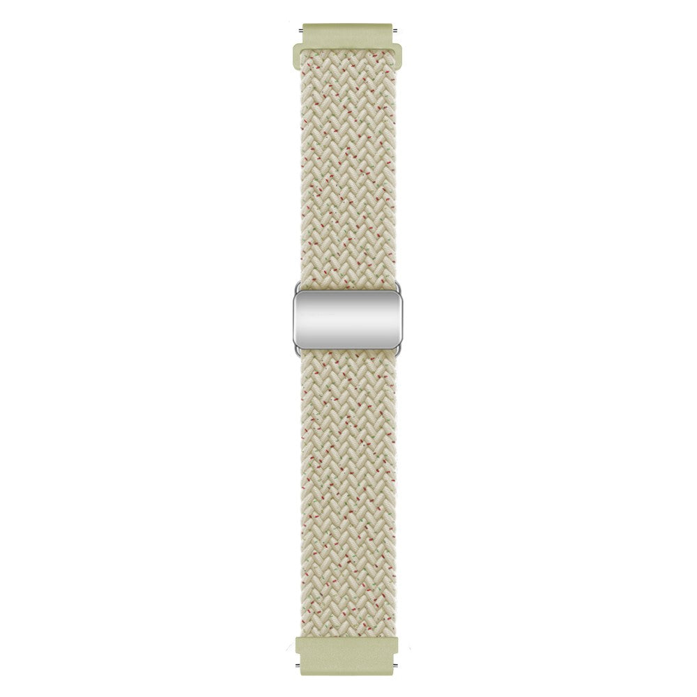 Vildt Godt Metal Og Nylon Universal Rem passer til Smartwatch - Hvid#serie_11