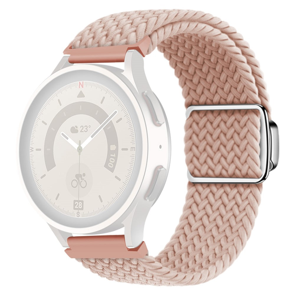 Vildt Godt Metal Og Nylon Universal Rem passer til Smartwatch - Pink#serie_4