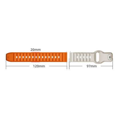 20mm Universal dot texture style strap - Grey Green#serie_7