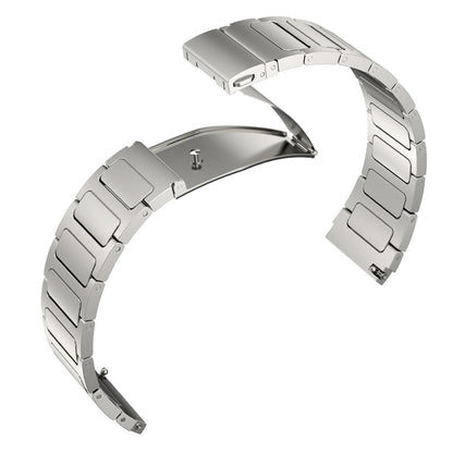 Helt Vildt Godt Metal Universal Rem passer til Smartwatch - Sølv#serie_1