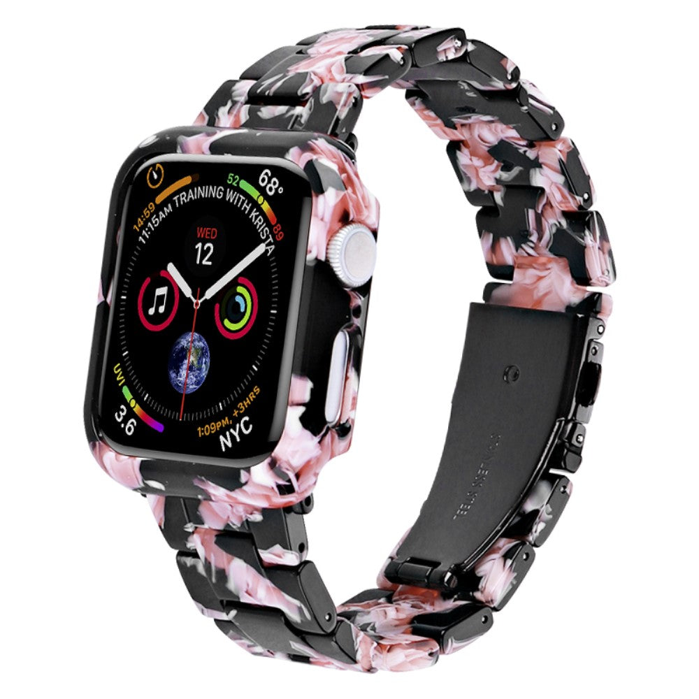 Vildt Hårdfør Metal Og Plastik Rem passer til Apple Watch Ultra Series - Pink#serie_5