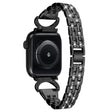 Ihana Apple Smartwatch Metalli Ja Strassit Yleinen Ranneke