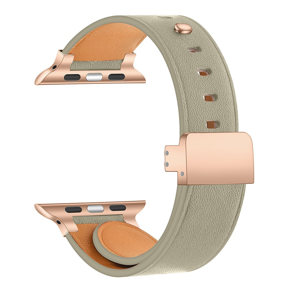 Meget Fantastisk Ægte Læder Universal Rem passer til Apple Smartwatch - Pink#serie_11