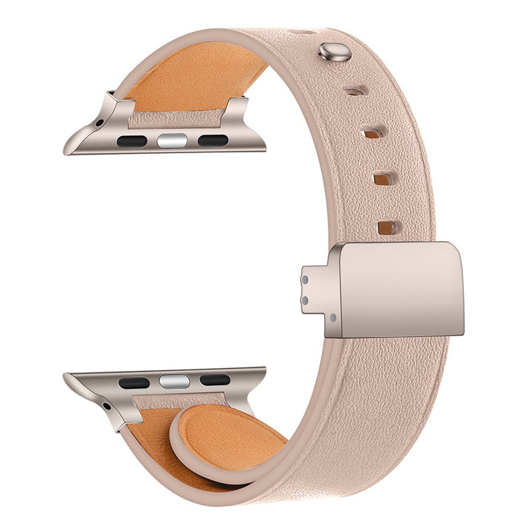 Meget Fantastisk Ægte Læder Universal Rem passer til Apple Smartwatch - Pink#serie_4
